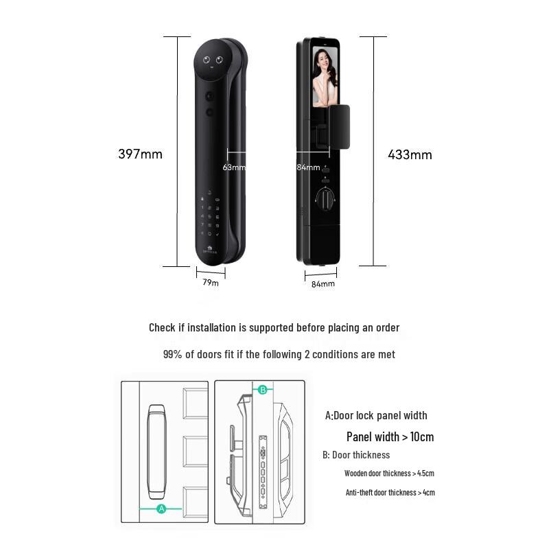 DESMAN Kirin R9 AI Smart Door Lock
DESMAN Kirin R9 AI Smart Door Lock