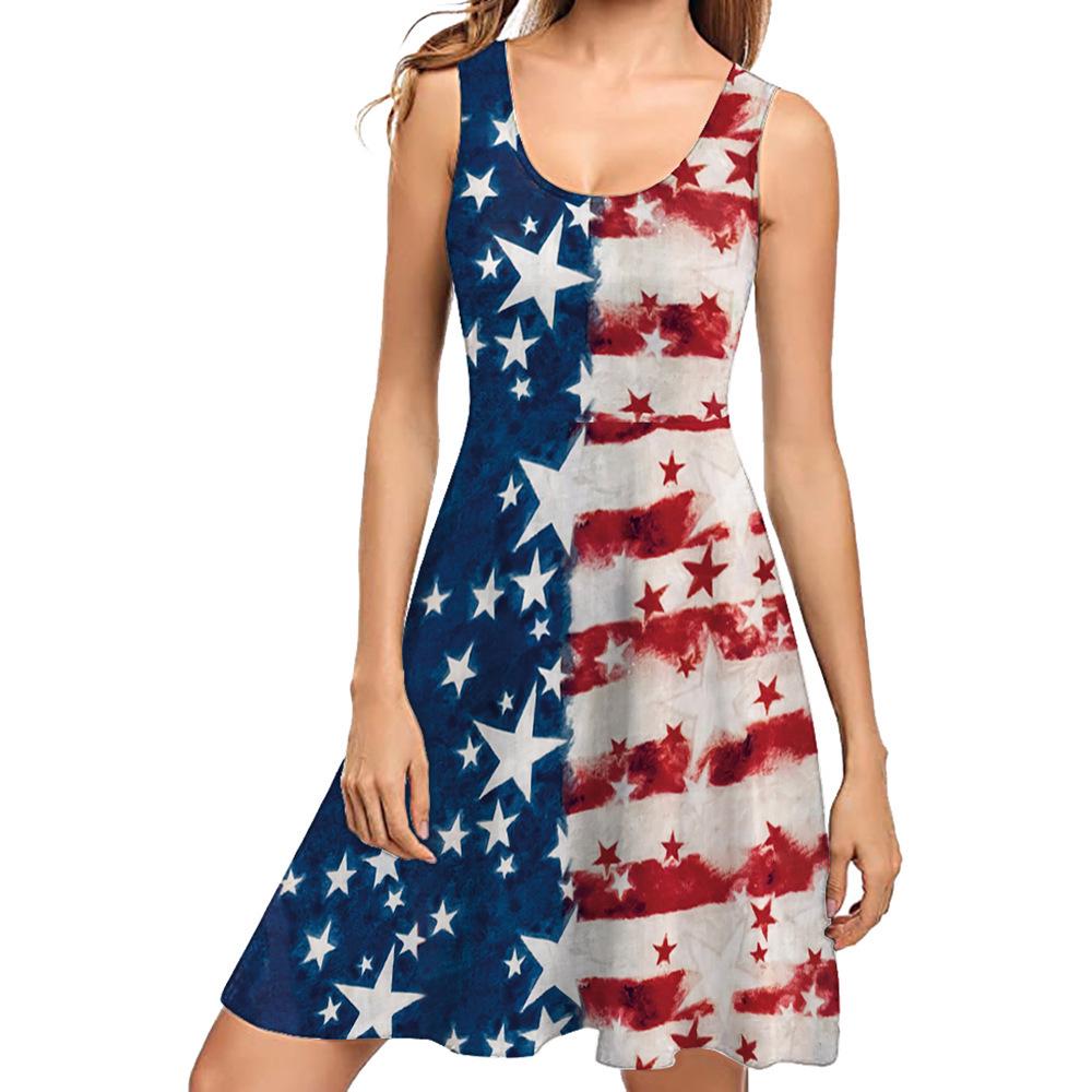 2026 European Independence Day Sleeveless Flag Print Dress for Women Size M
2026 European Independence Day Sleeveless Flag Print Dress for Women Size M