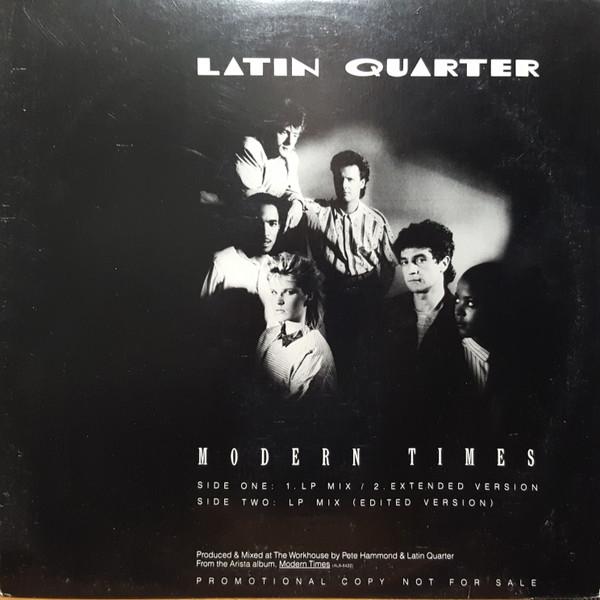 12inch Record LATIN QUARTER Modern Times ADP9459PROMO Arista 1986 US Rock Used
12inch Record LATIN QUARTER Modern Times ADP9459PROMO Arista 1986 US Rock Used
