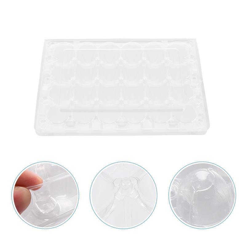 12 Pcs 24 Grids Plastic Egg Box Quail Egg Storage Carrier Packaging Box
12 Pcs 24 Grids Plastic Egg Box Quail Egg Storage Carrier Packaging Box