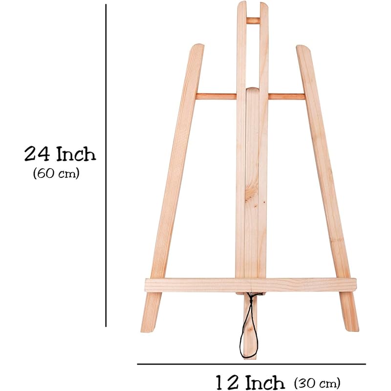 Variety Canvas 24 Inch Artist Wooden Easel Stand for Paintings, Large Size (Light Brown)
Variety Canvas 24 Inch Artist Wooden Easel Stand for Paintings, Large Size (Light Brown)