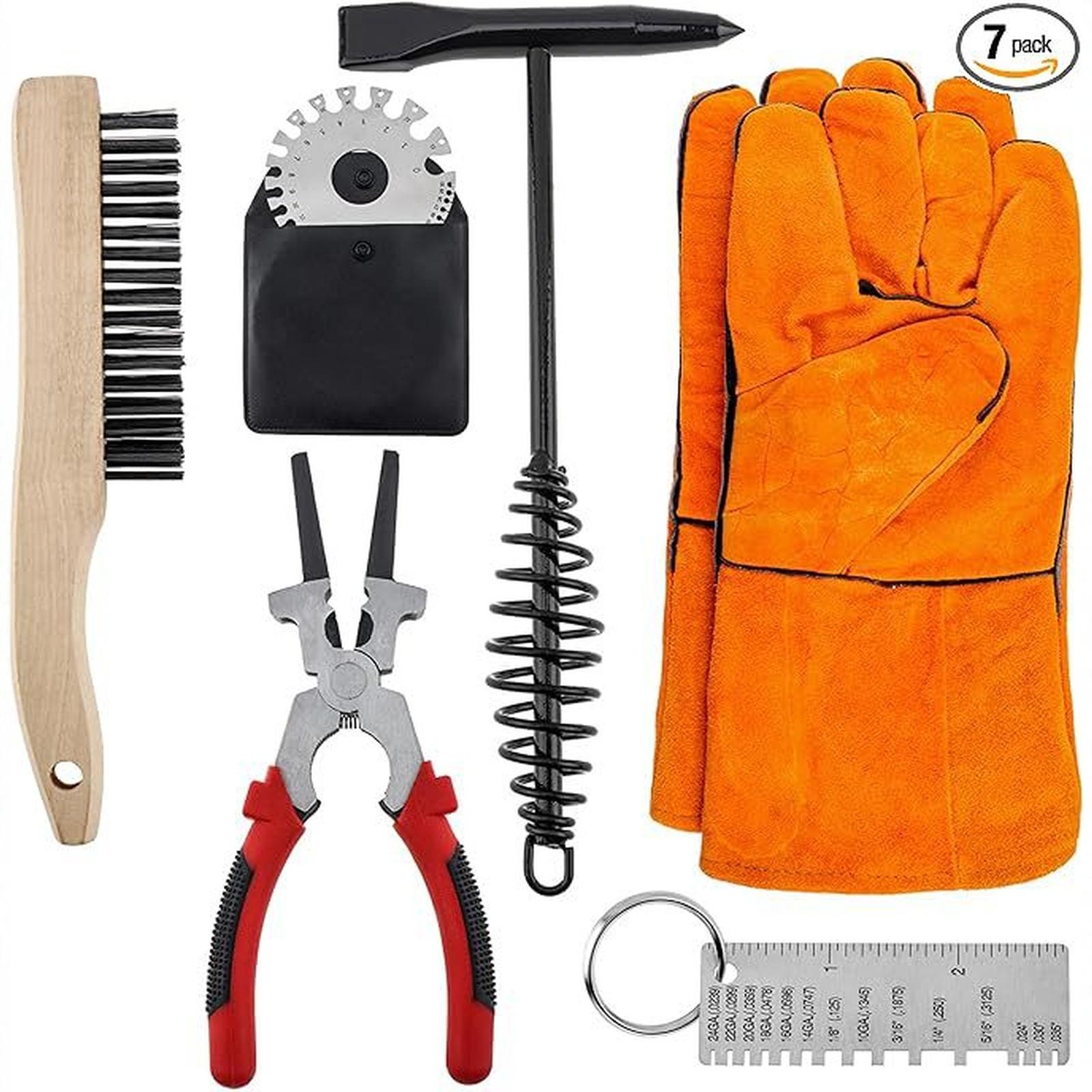 7 - Piece Welding Slag Removal Tool Set - Removal Brush & - Absorbing Welding Chipping Hammer for Welding Work one size помаранчевий
7 - Piece Welding Slag Removal Tool Set - Removal Brush & - Absorbing Welding Chipping Hammer for Welding Work one size помаранчевий