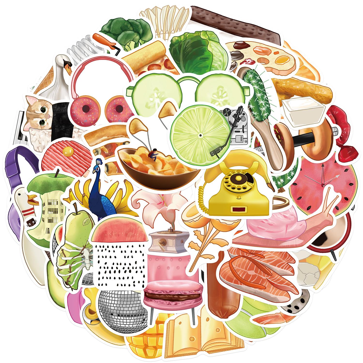 50 Cartoon Creative Fun Stickers Personalized Decorative Guitar Notebook Suitcase DIY Waterproof Stickers
50 Cartoon Creative Fun Stickers Personalized Decorative Guitar Notebook Suitcase DIY Waterproof Stickers