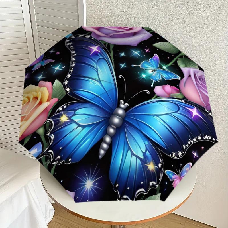 1pc Butterfly Garden with Stars and Flowers Umbrella with Plastic Handle,Suitable for All Seasons Home Travel Outdoor UmbrellaDD161
1pc Butterfly Garden with Stars and Flowers Umbrella with Plastic Handle,Suitable for All Seasons Home Travel Outdoor UmbrellaDD161
