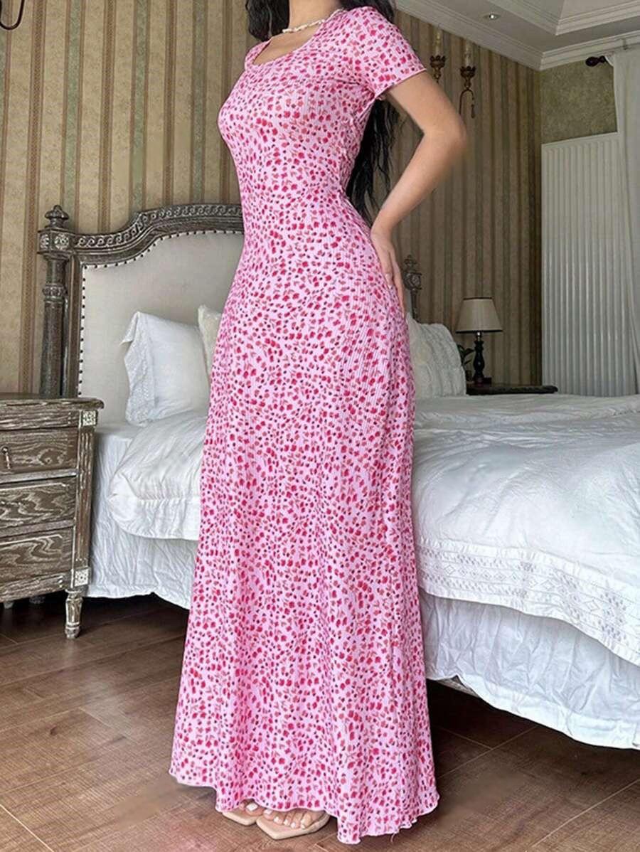 2026 Summer Women s Fashion U-Neck Printed Dress with Back Tie XXL
2026 Summer Women s Fashion U-Neck Printed Dress with Back Tie XXL