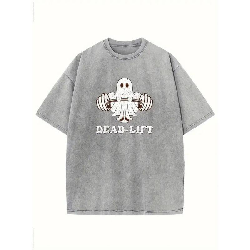 European sizes Men s T-Shirt - Gray Washed Texture Weightlifting Tee with Cartoon Lifter & Deadlift Print, Casual Shirt for Workout & Casual Attire S серый
European sizes Men s T-Shirt - Gray Washed Texture Weightlifting Tee with Cartoon Lifter & Deadlift Print, Casual Shirt for Workout & Casual Attire S серый
