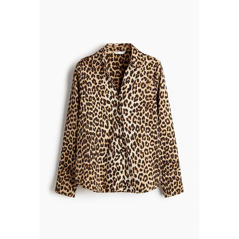 HM Fall Women s Clothing Shirt Casual Commuter V-neck Gloss Long Sleeves Tops 0939703 Beige/Leopard print 155/80
HM Fall Women s Clothing Shirt Casual Commuter V-neck Gloss Long Sleeves Tops 0939703 Beige/Leopard print 155/80