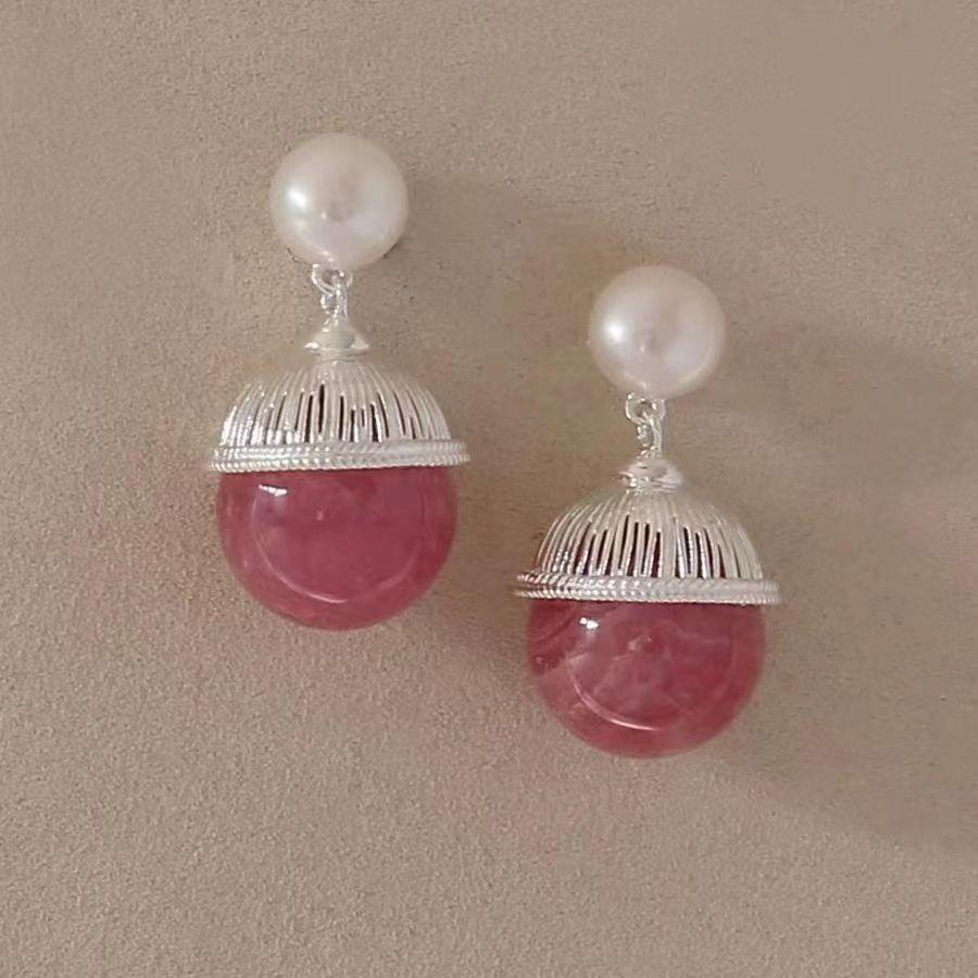 Spring/Summer Rhodonite Necklace & Earrings Set - Elegant, High-End Light Luxury Design
Spring/Summer Rhodonite Necklace & Earrings Set - Elegant, High-End Light Luxury Design