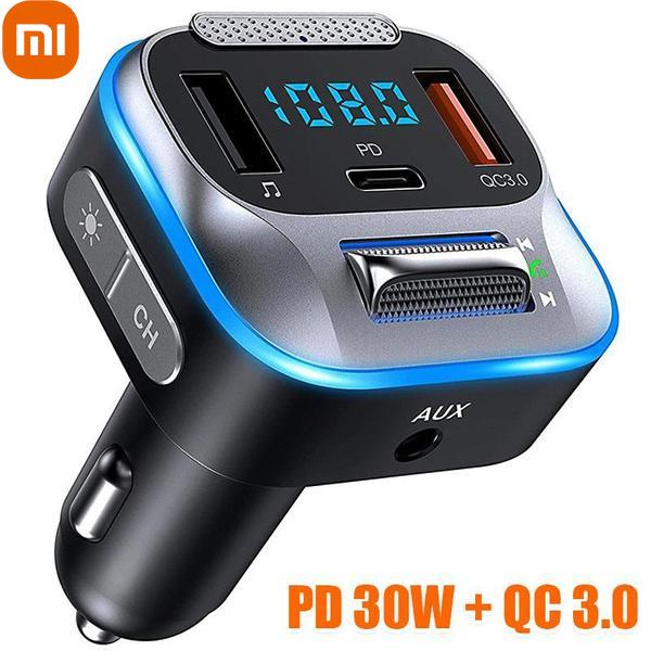 Автомобильный Bluetooth FM-передатчик Xiaomi, многофункциональный QC3.0 PD, быстрая зарядка, 30 Вт, автомобильный стереозвук, музыкальный MP3-плеер
Автомобильный Bluetooth FM-передатчик Xiaomi, многофункциональный QC3.0 PD, быстрая зарядка, 30 Вт, автомобильный стереозвук, музыкальный MP3-плеер