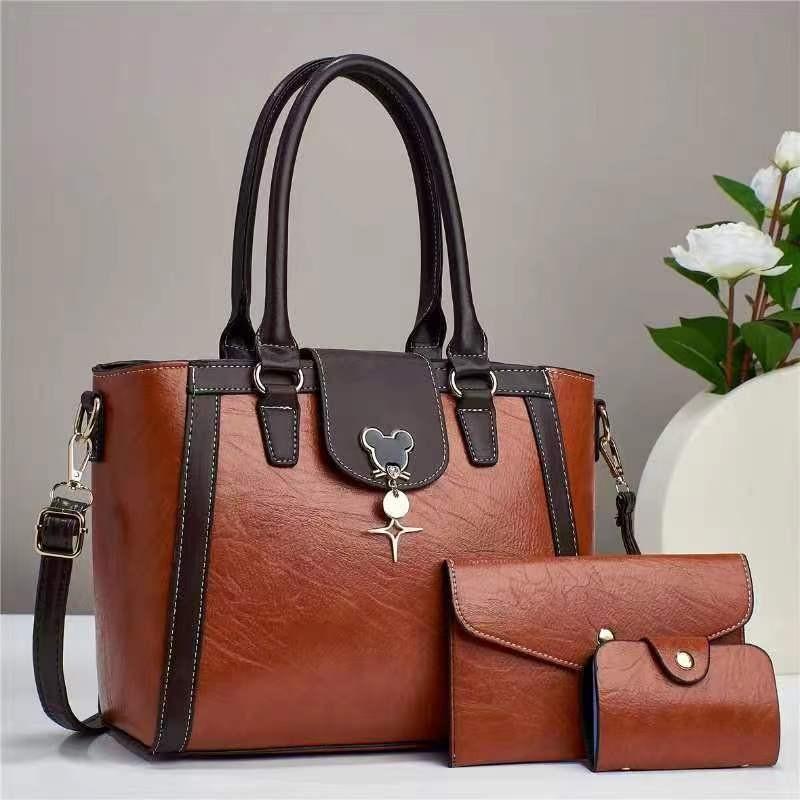Stylish Casual Women s Tote Bag Three-piece Set Versatile Lightweight Bucket Design дубильна кора
Stylish Casual Women s Tote Bag Three-piece Set Versatile Lightweight Bucket Design дубильна кора