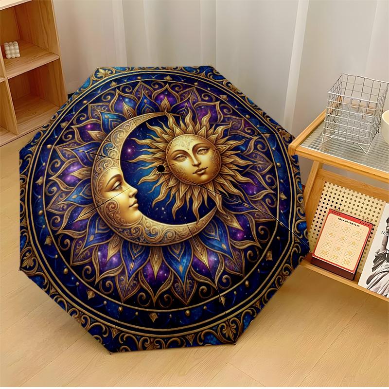 Mandala with Floral Decor Printed umbrella windproof folding umbrella portable sun and rain umbrella suitable for gifting
Mandala with Floral Decor Printed umbrella windproof folding umbrella portable sun and rain umbrella suitable for gifting