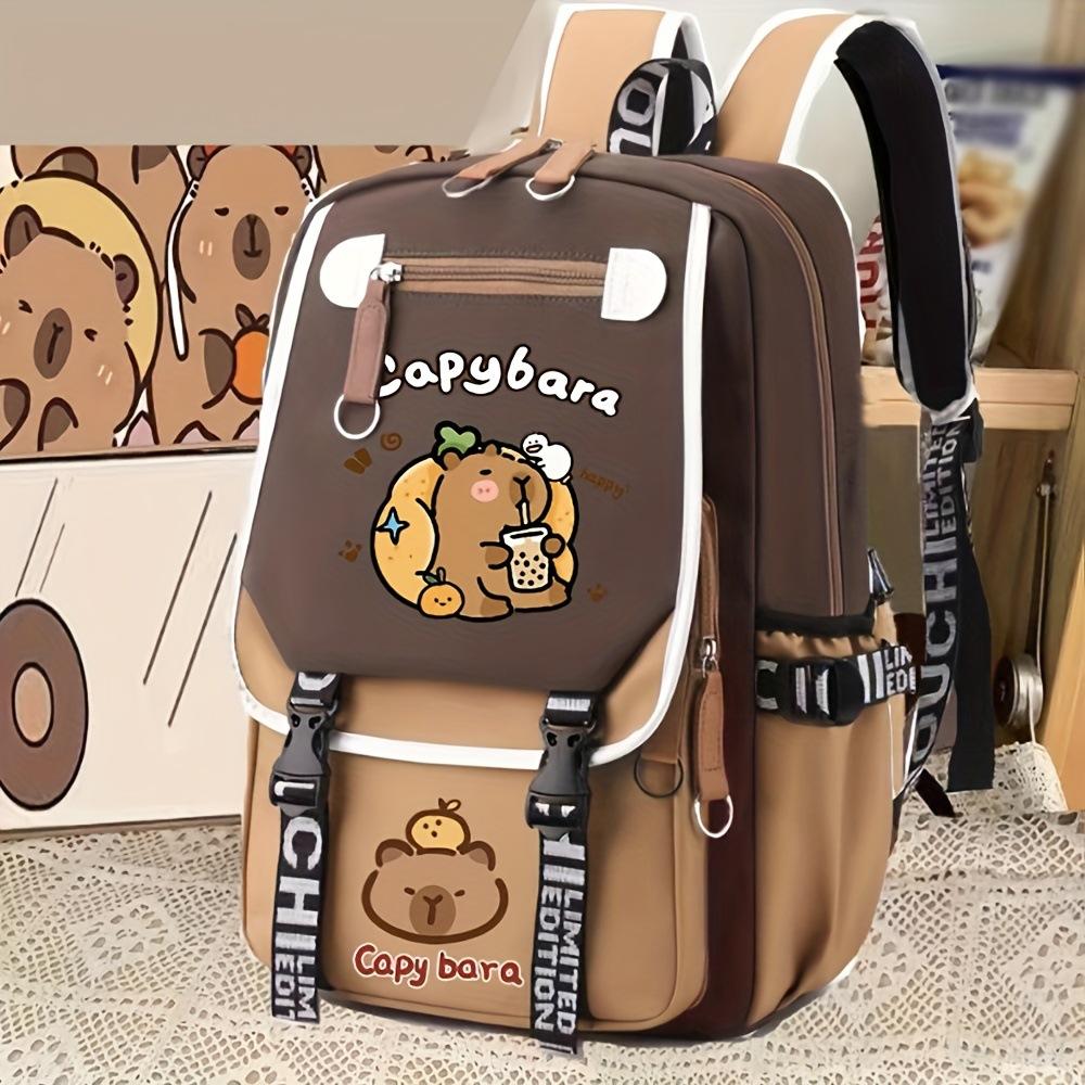 Модный детский рюкзак с принтом капибары, в студенческом стиле, большой вместимости, школьная сумка Average Size
Модный детский рюкзак с принтом капибары, в студенческом стиле, большой вместимости, школьная сумка Average Size