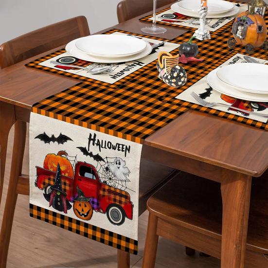 Dining Table Runner Good-looking Decorative Washable Festival Home Table Runner Banquet Party Decor for Kitchen
Dining Table Runner Good-looking Decorative Washable Festival Home Table Runner Banquet Party Decor for Kitchen