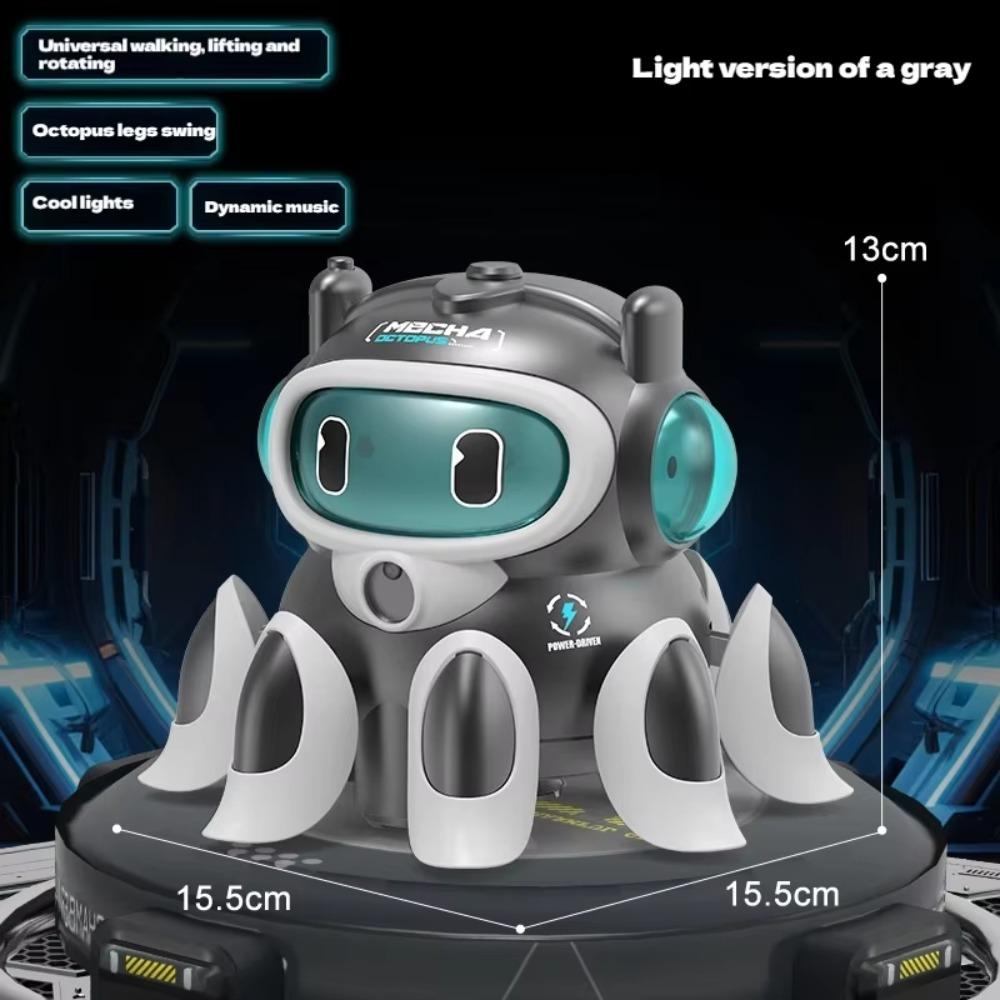 Электрическая ходячая игрушка с качающимися движениями, цветной подсветкой и музыкой, игрушка-осьминог, игрушка со световыми эффектами для танцев, детская игра Style 4
Электрическая ходячая игрушка с качающимися движениями, цветной подсветкой и музыкой, игрушка-осьминог, игрушка со световыми эффектами для танцев, детская игра Style 4