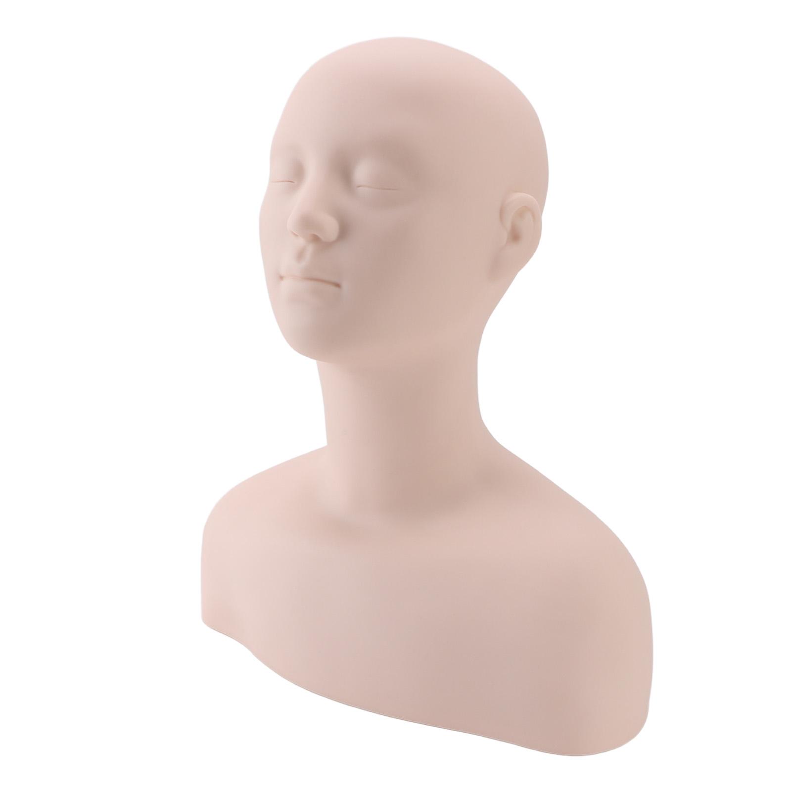 Mannequin Head with Shoulders Soft PVC Mannequin Head Shoulder Model Lifelike Display Manikin Head Bust for Makeup Massage Acupuncture
Mannequin Head with Shoulders Soft PVC Mannequin Head Shoulder Model Lifelike Display Manikin Head Bust for Makeup Massage Acupuncture