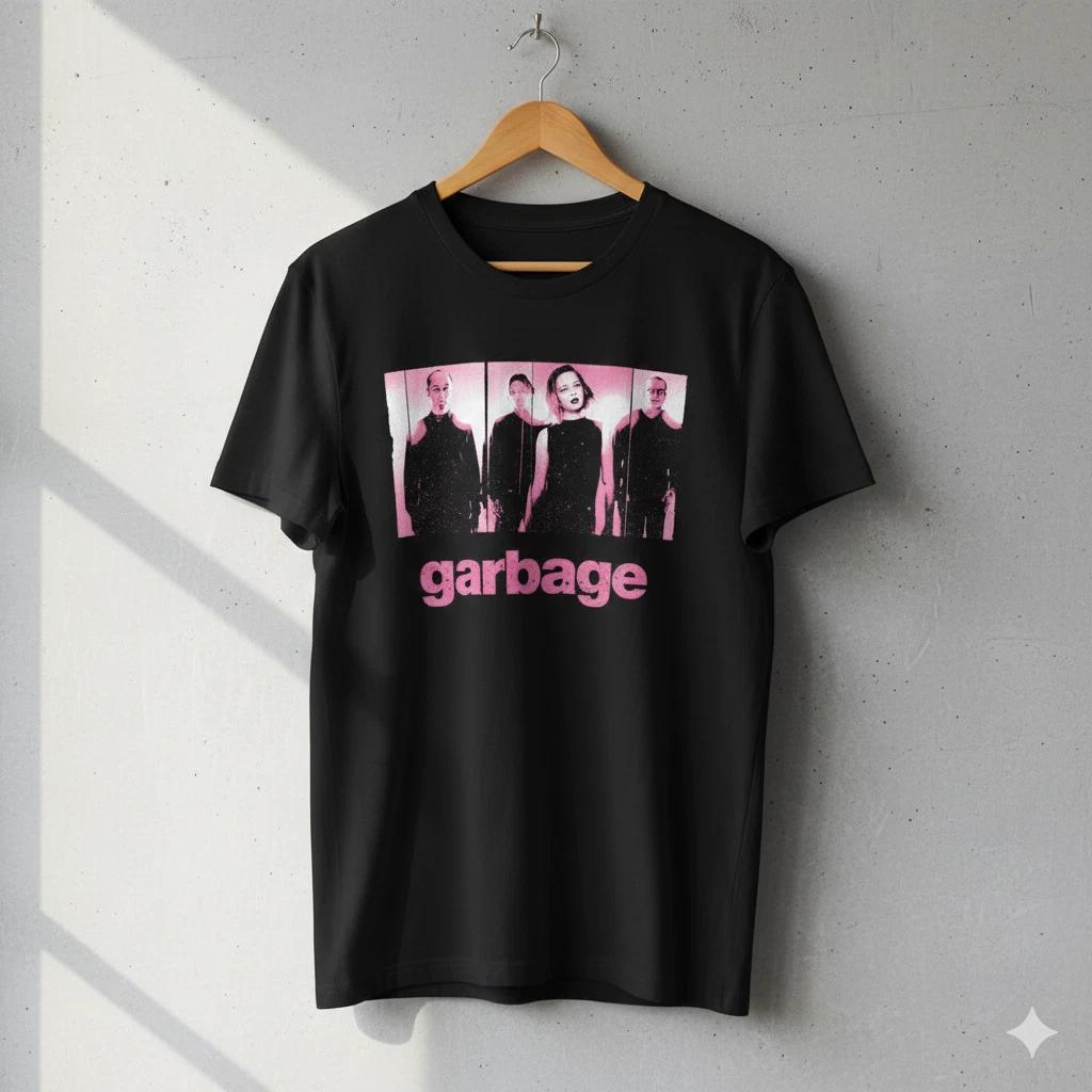 Garbage Band Pink Logo Graphic Rock T-Shirt Black Unisex - T454 4XL
Garbage Band Pink Logo Graphic Rock T-Shirt Black Unisex - T454 4XL
