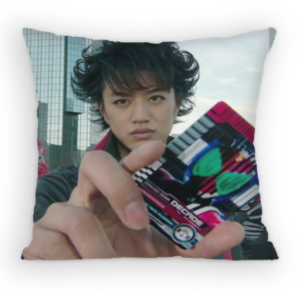 Masked Rider DCD Tsukasa Kadoya Pillow Case Antidustmite Pillowcase Invisible zipper silky short plush Sofa cushion cover 30x30 cm
Masked Rider DCD Tsukasa Kadoya Pillow Case Antidustmite Pillowcase Invisible zipper silky short plush Sofa cushion cover 30x30 cm