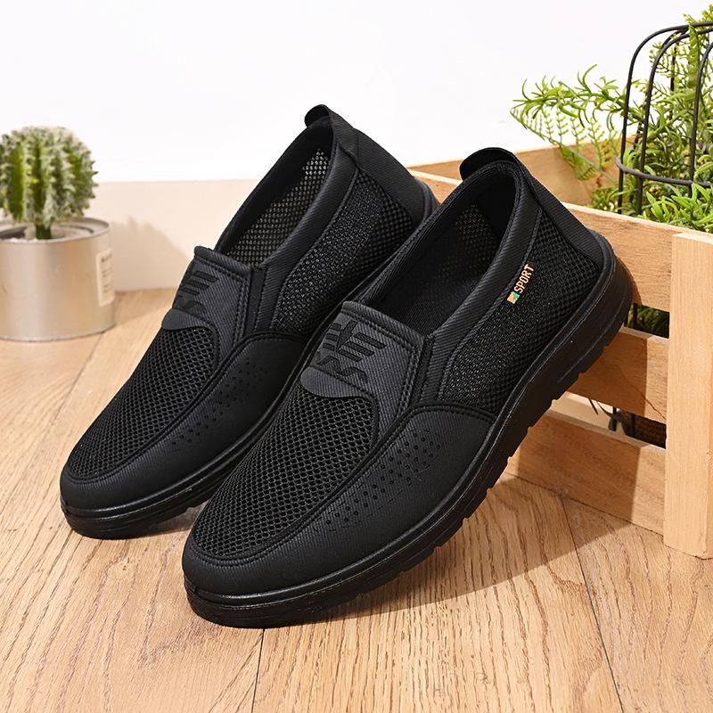 Old Beijing cloth shoes men s new one-pedal soft-soled summer men s breathable mesh shoes summer mesh men s shoes 44
Old Beijing cloth shoes men s new one-pedal soft-soled summer men s breathable mesh shoes summer mesh men s shoes 44