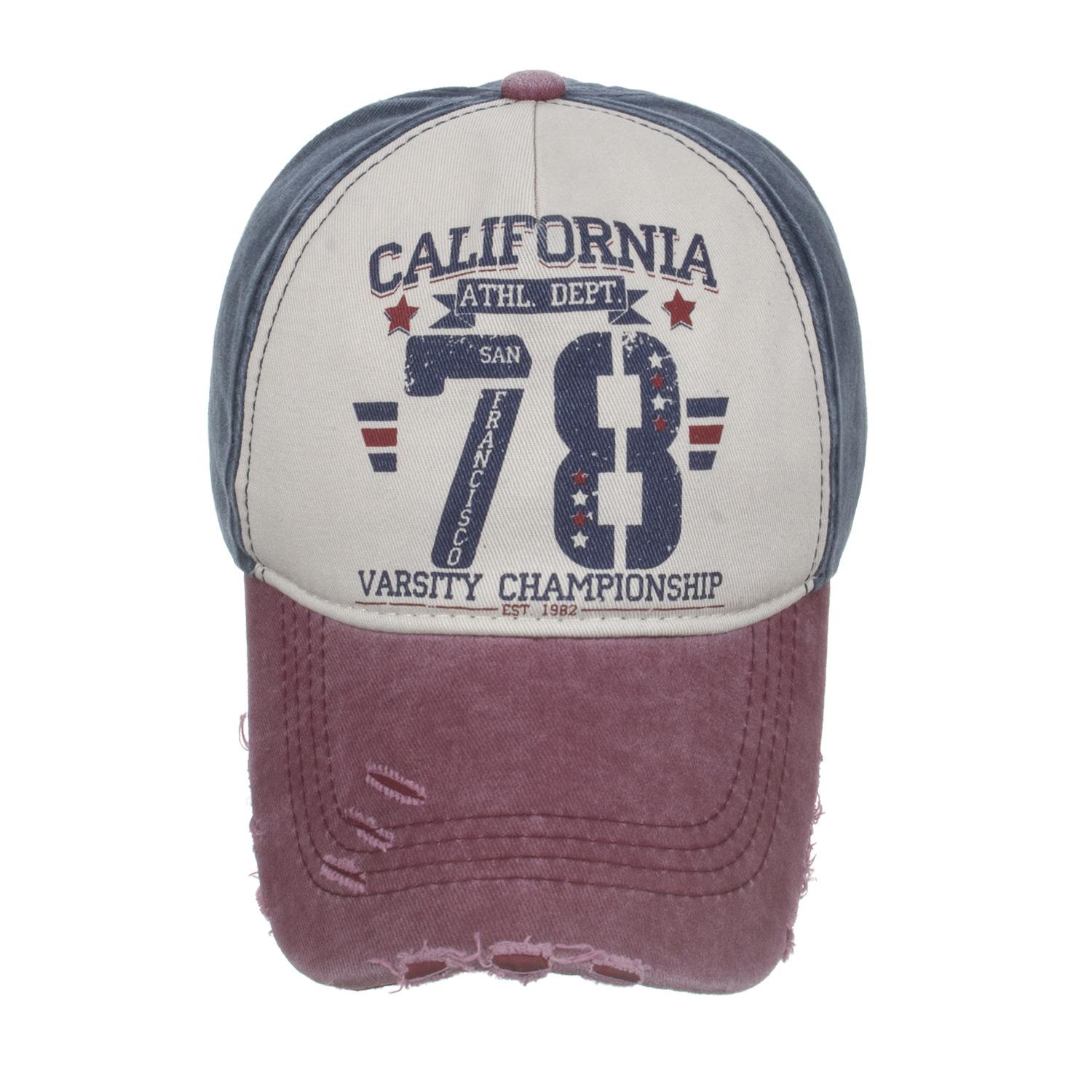 Spring and summer new letter print baseball cap cap cap sun hat sun hat Adjustable темно-коричневого кольору
Spring and summer new letter print baseball cap cap cap sun hat sun hat Adjustable темно-коричневого кольору
