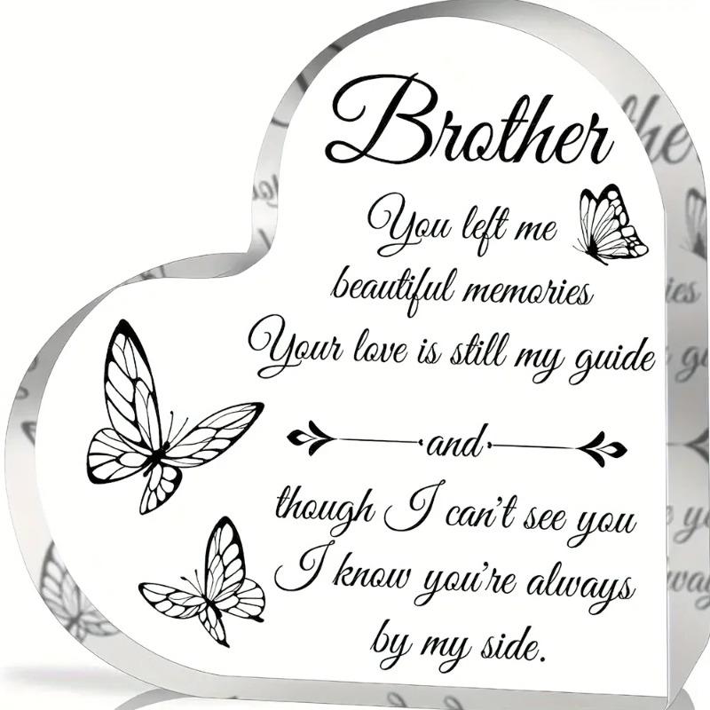 2D Flat Boho Style Acrylic Heart-Shaped Memorial Gift Desktop Decoration Plaque, Home Decor Plaque Hanging Wall Art Decorative Garden Decoration for R 10*10CM
2D Flat Boho Style Acrylic Heart-Shaped Memorial Gift Desktop Decoration Plaque, Home Decor Plaque Hanging Wall Art Decorative Garden Decoration for R 10*10CM