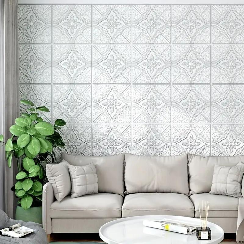 35*35cm 3D self-adhesive wall sticker waterproof moisture-proof three-dimensional ceiling roof kitchen decoration foam wallpaper 35cmX35cm-5pcs
35*35cm 3D self-adhesive wall sticker waterproof moisture-proof three-dimensional ceiling roof kitchen decoration foam wallpaper 35cmX35cm-5pcs