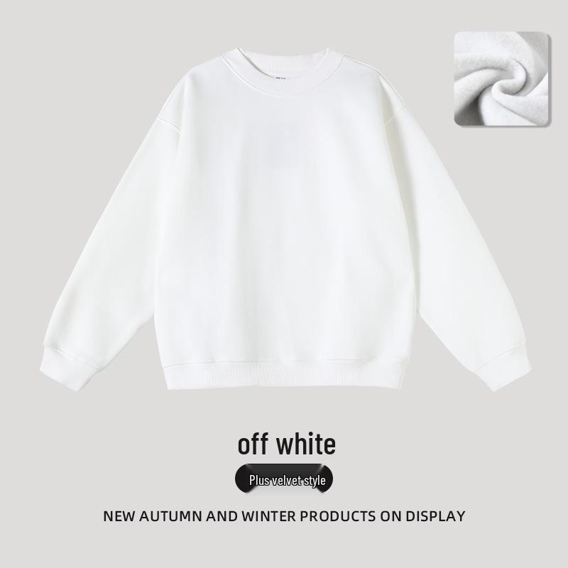 Женский однотонный флисовый свитшот свободного кроя - Длинный рукав, без капюшона, повседневный стиль для весны и осени Large грязно-белый
Женский однотонный флисовый свитшот свободного кроя - Длинный рукав, без капюшона, повседневный стиль для весны и осени Large грязно-белый