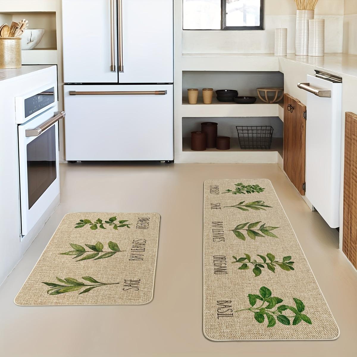 1Pcs Anti Fatigue Kitchen Rugs, Parsley Sage Oregano Print Waterproof Non-Slip Thick Cushioned Kitchen Mat Heavy Duty Comfort Standing Mat for Kitchen 40*60cm
1Pcs Anti Fatigue Kitchen Rugs, Parsley Sage Oregano Print Waterproof Non-Slip Thick Cushioned Kitchen Mat Heavy Duty Comfort Standing Mat for Kitchen 40*60cm