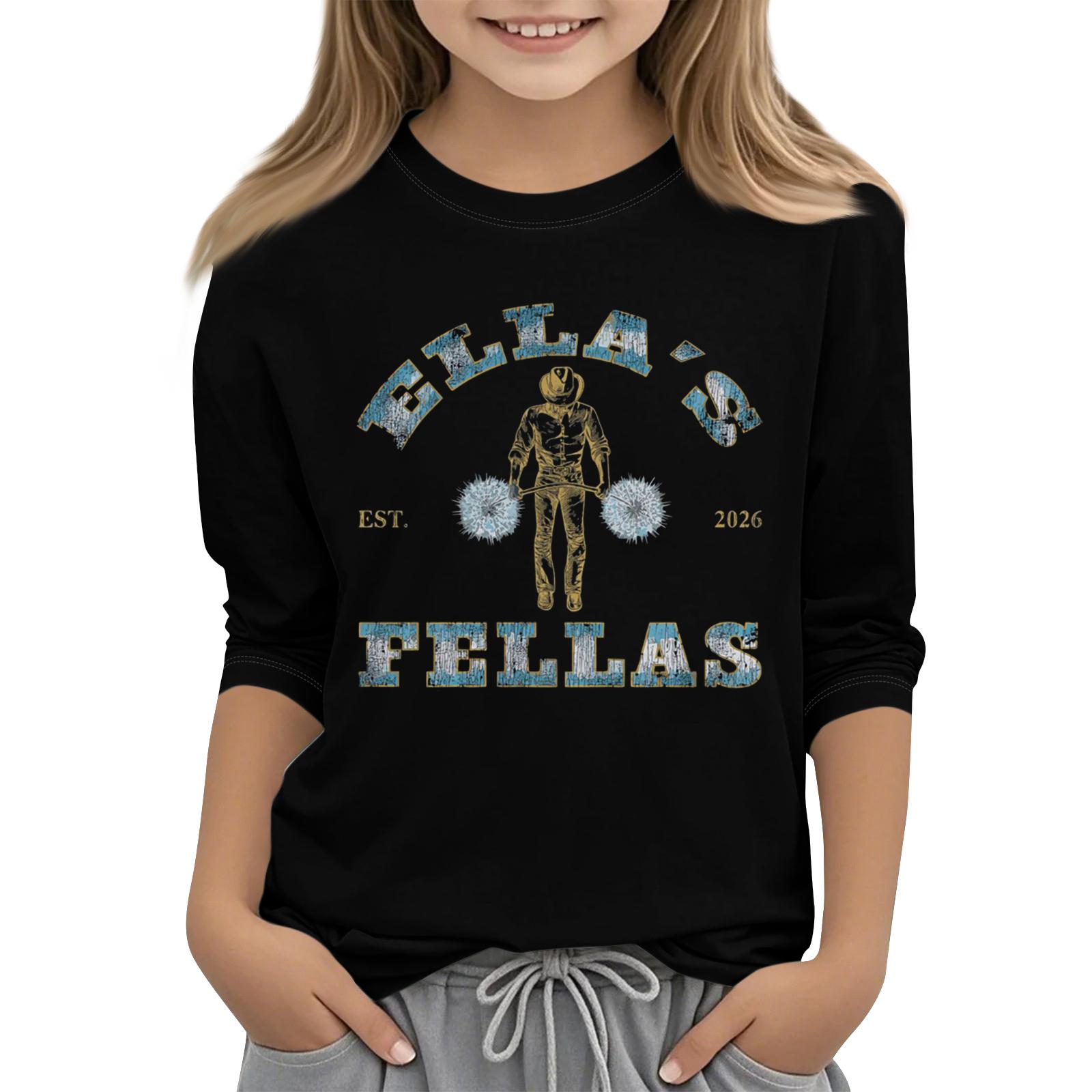 Children s Printed Round Neck Seven Quarter Sleeve Casual T-shirt 110 чёрный
Children s Printed Round Neck Seven Quarter Sleeve Casual T-shirt 110 чёрный