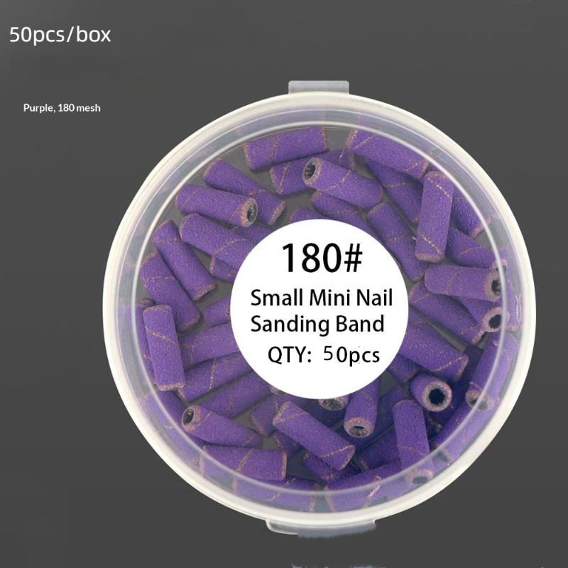 50 Pcs 3.1Mm Mini Nail Sanding Bands Uv Gel Acrylic Polish Remover Nail Tool Set 120/150/180/240 Grit 180 фиолетовый
50 Pcs 3.1Mm Mini Nail Sanding Bands Uv Gel Acrylic Polish Remover Nail Tool Set 120/150/180/240 Grit 180 фиолетовый