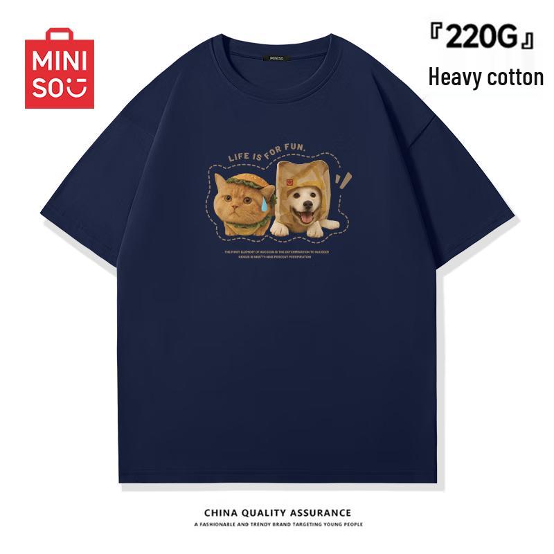 MINISO Men s Pure Cotton Crew Neck Short Sleeve T-Shirt M
MINISO Men s Pure Cotton Crew Neck Short Sleeve T-Shirt M