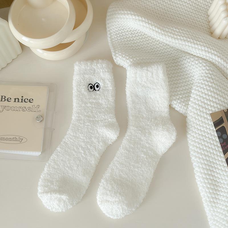 Женские зимние утолщенные и флисовые теплые и милые носки до середины икры для сна 1 pair
Женские зимние утолщенные и флисовые теплые и милые носки до середины икры для сна 1 pair