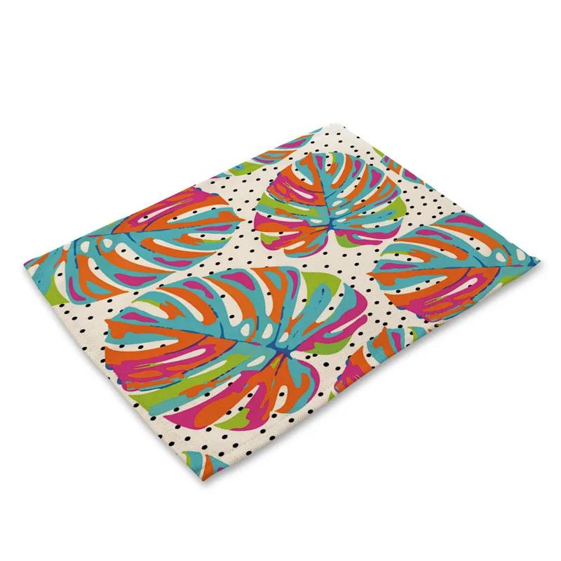 Colorful Tropical Plant Monstera Pattern Placemat Coaster Dining Table Mats Cotton Linen Pad Bowl Cup Mat Home Decor 2pcs 30x45cm
Colorful Tropical Plant Monstera Pattern Placemat Coaster Dining Table Mats Cotton Linen Pad Bowl Cup Mat Home Decor 2pcs 30x45cm