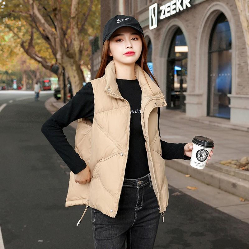 Down vest short outer wear new autumn and winter loose warm vest vest vest XL-130-145
Down vest short outer wear new autumn and winter loose warm vest vest vest XL-130-145