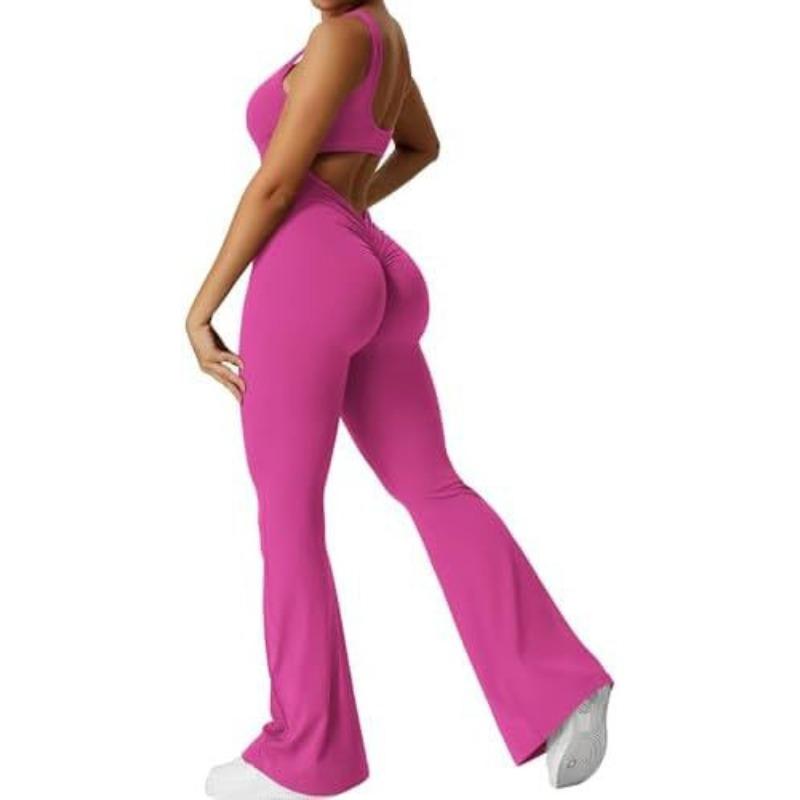 women s Square Neck Sleeveless High Stretch Bodycon Flared Leg Jumpsuit Yoga Workout Romper 2XL рожевий червоний колір
women s Square Neck Sleeveless High Stretch Bodycon Flared Leg Jumpsuit Yoga Workout Romper 2XL рожевий червоний колір