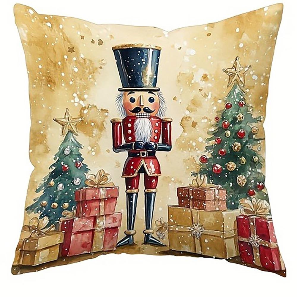 Рождественские наволочки с принтом «Щелкунчик»: Праздничный декор для вашего праздничного дома Наволочка для подушки в диванную комнату украшение для дома подарок 16x16Inch
Рождественские наволочки с принтом «Щелкунчик»: Праздничный декор для вашего праздничного дома Наволочка для подушки в диванную комнату украшение для дома подарок 16x16Inch