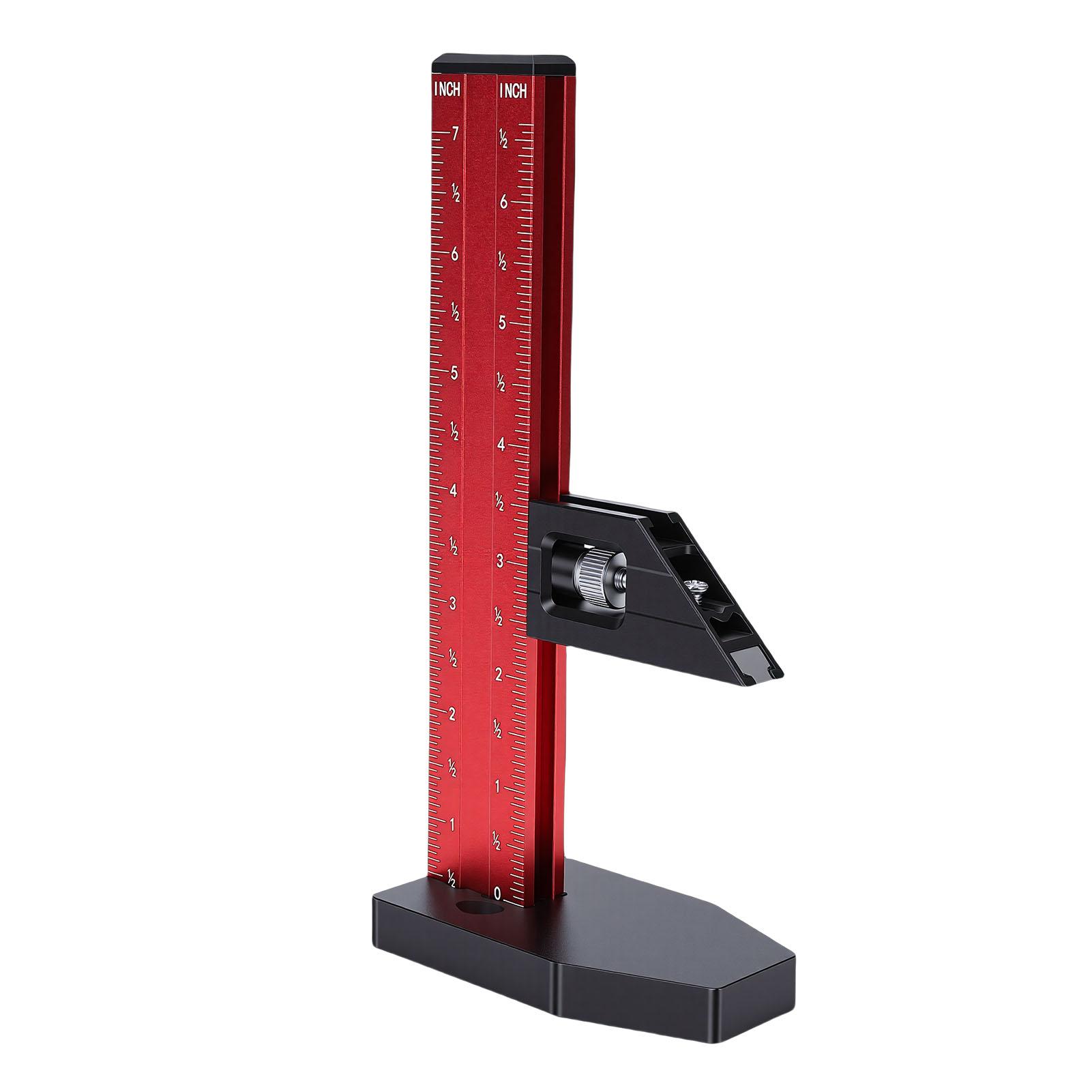 Saw Table Height Depth Ruler with Sliding Block Dual Scale Markings Woodworking Measuring Tool 0 7in 0 17cm
Saw Table Height Depth Ruler with Sliding Block Dual Scale Markings Woodworking Measuring Tool 0 7in 0 17cm