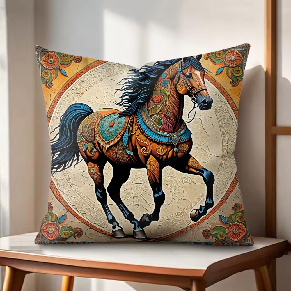Orange Persian Horse Cushion Cover Natural Linen Organic Fabric DoubleSided Printing Couch Pillow Covers Home Decor 30x30cm
Orange Persian Horse Cushion Cover Natural Linen Organic Fabric DoubleSided Printing Couch Pillow Covers Home Decor 30x30cm