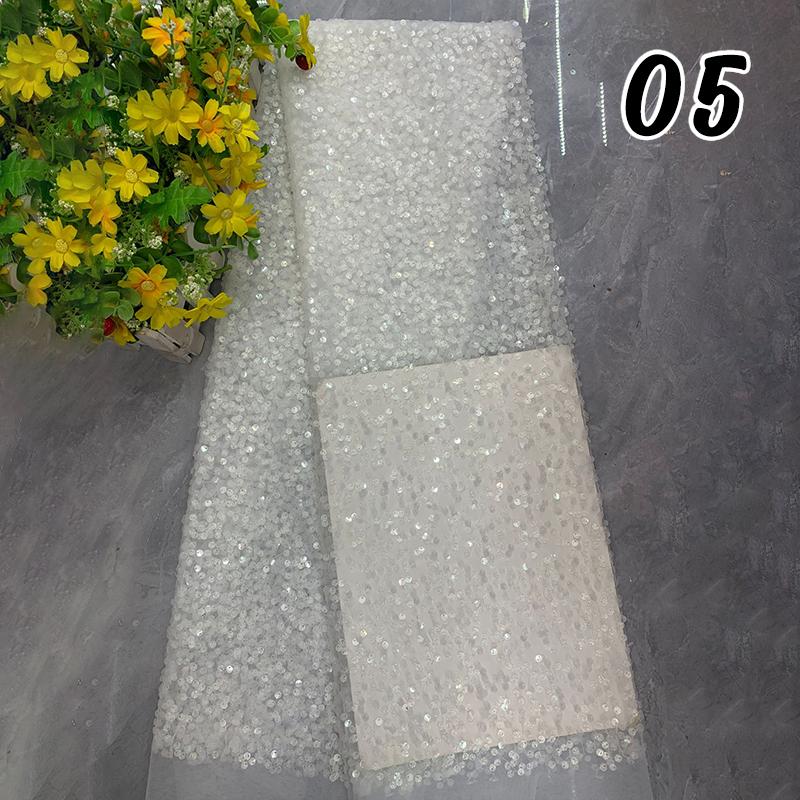 1 Yard Elegant African Embroidery Beaded Lace Fabric High-end Nigerian Sequins Tulle Lace Fabric For Wedding Party Dress 1Yard
1 Yard Elegant African Embroidery Beaded Lace Fabric High-end Nigerian Sequins Tulle Lace Fabric For Wedding Party Dress 1Yard