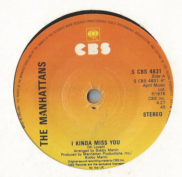 7-дюймовая пластинка MANHATTANS - I Kinda Miss You SCBS4831 CBS 1977 UK Soul/Funk б/у
7-дюймовая пластинка MANHATTANS - I Kinda Miss You SCBS4831 CBS 1977 UK Soul/Funk б/у
