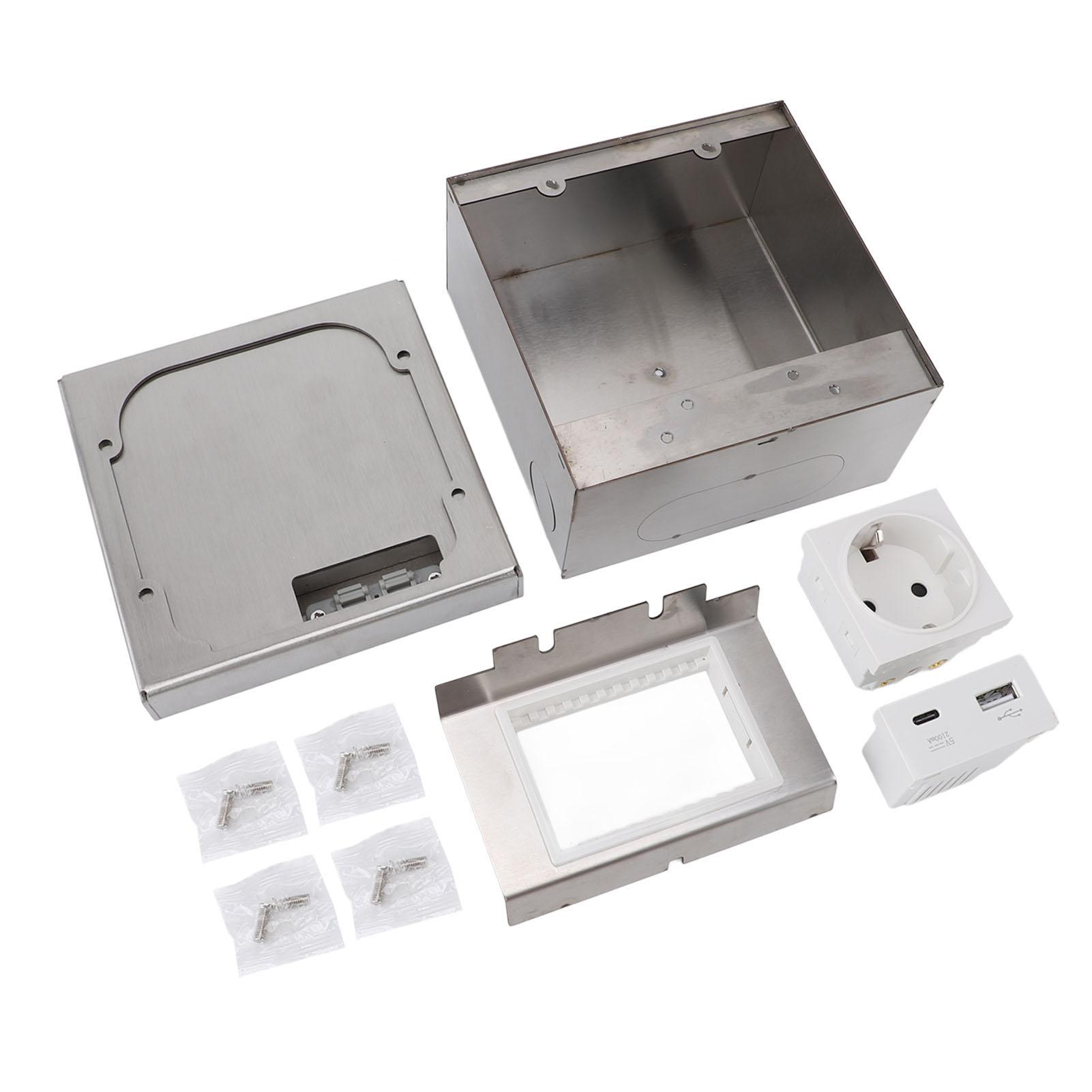 Recessed Flat Floor Socket Waterproof Stainless Steel Concealed Floor Outlet for Home Standard
Recessed Flat Floor Socket Waterproof Stainless Steel Concealed Floor Outlet for Home Standard