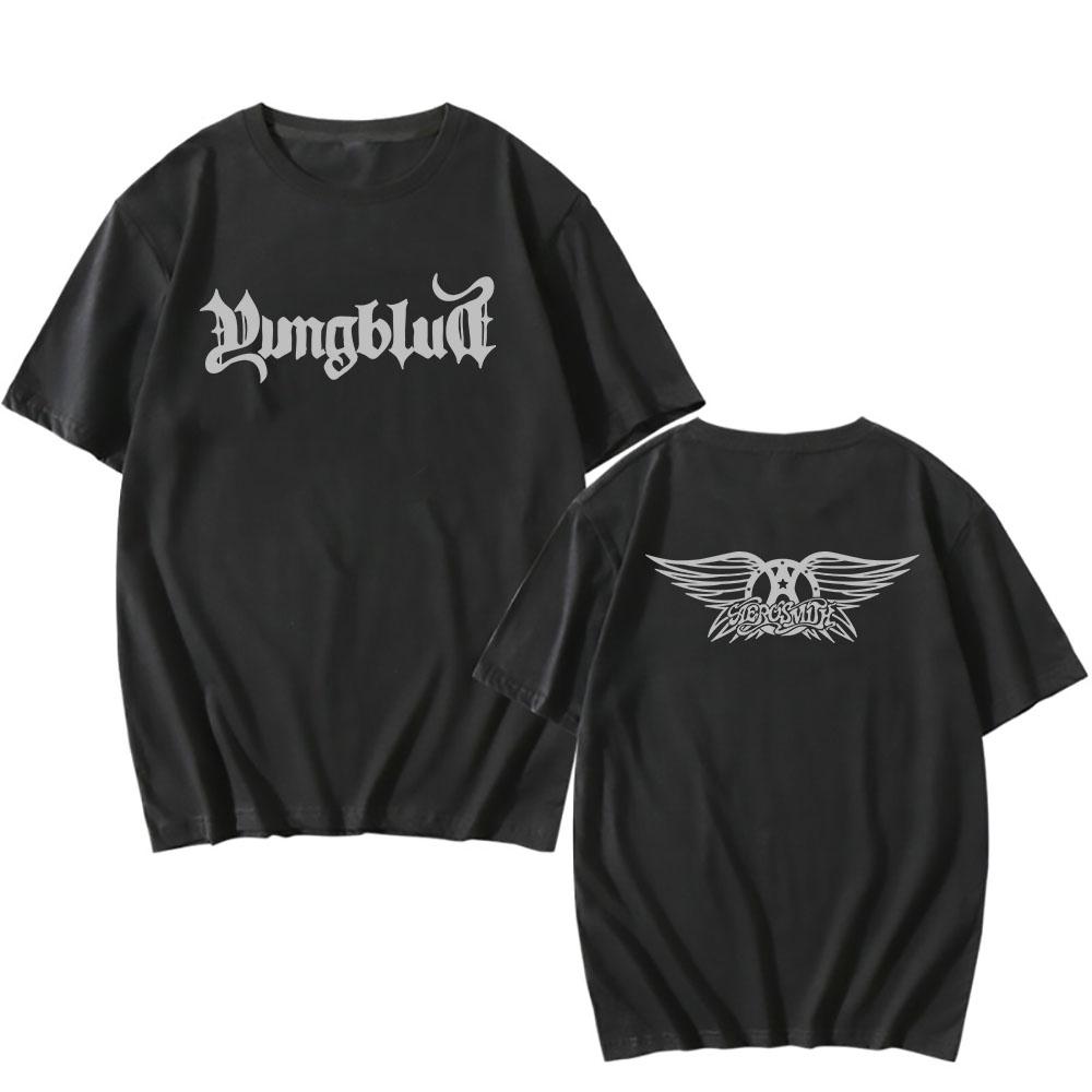 Aerosmith YUNGBLUD One More Time T-Shirt Cotton Short Sleeve Men_women Tshirts Breathable Unisex Graphic Print Clothing Male Tee S
Aerosmith YUNGBLUD One More Time T-Shirt Cotton Short Sleeve Men_women Tshirts Breathable Unisex Graphic Print Clothing Male Tee S