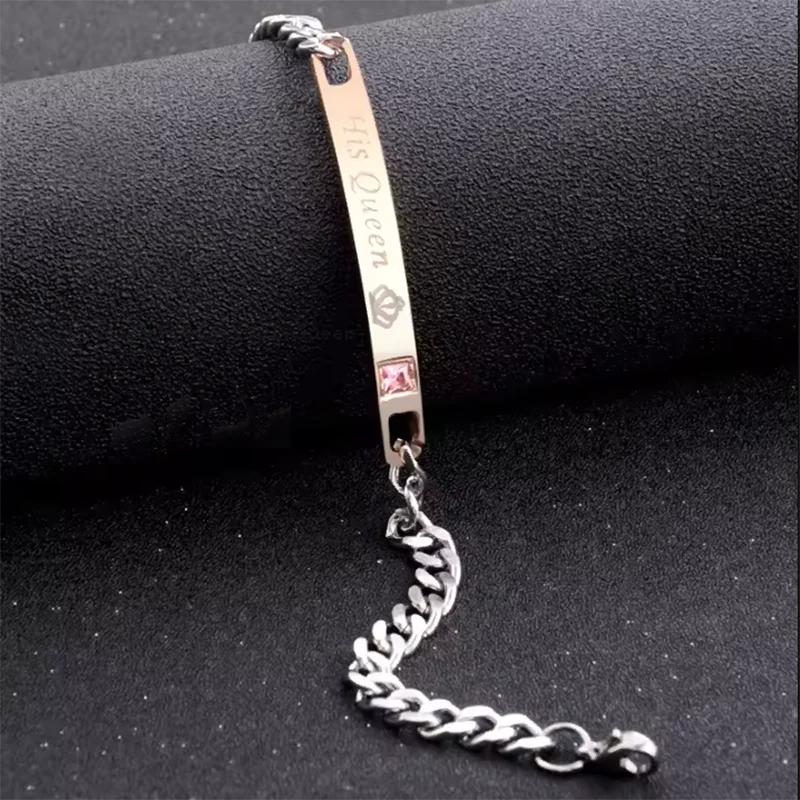 2 стиля Его королева ее король черный розовое золото цвет женский мужской браслет с кристаллами для пар для мужчин Femmo на руках ювелирные изделия
2 стиля Его королева ее король черный розовое золото цвет женский мужской браслет с кристаллами для пар для мужчин Femmo на руках ювелирные изделия