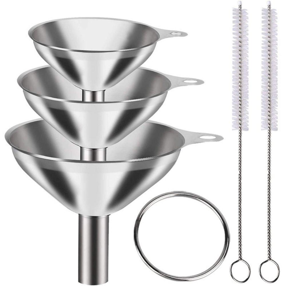 Stainless Steel Strainer Wine Lifting Spoon Funnel Large And Small Diameter Pouring Oil Home Kitchen Scooper
Stainless Steel Strainer Wine Lifting Spoon Funnel Large And Small Diameter Pouring Oil Home Kitchen Scooper