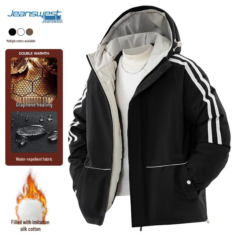 JEANSWEST Men s Casual Thickened Winter Padded Jacket L
JEANSWEST Men s Casual Thickened Winter Padded Jacket L