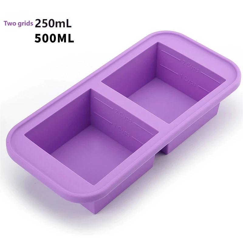 1PC 2/4/6Grid Silicone Freezer Mold with Lid Refrigerated Food Storage Box Food Box Ice Tray Mold Ice Box Fresh-keeping Box
1PC 2/4/6Grid Silicone Freezer Mold with Lid Refrigerated Food Storage Box Food Box Ice Tray Mold Ice Box Fresh-keeping Box