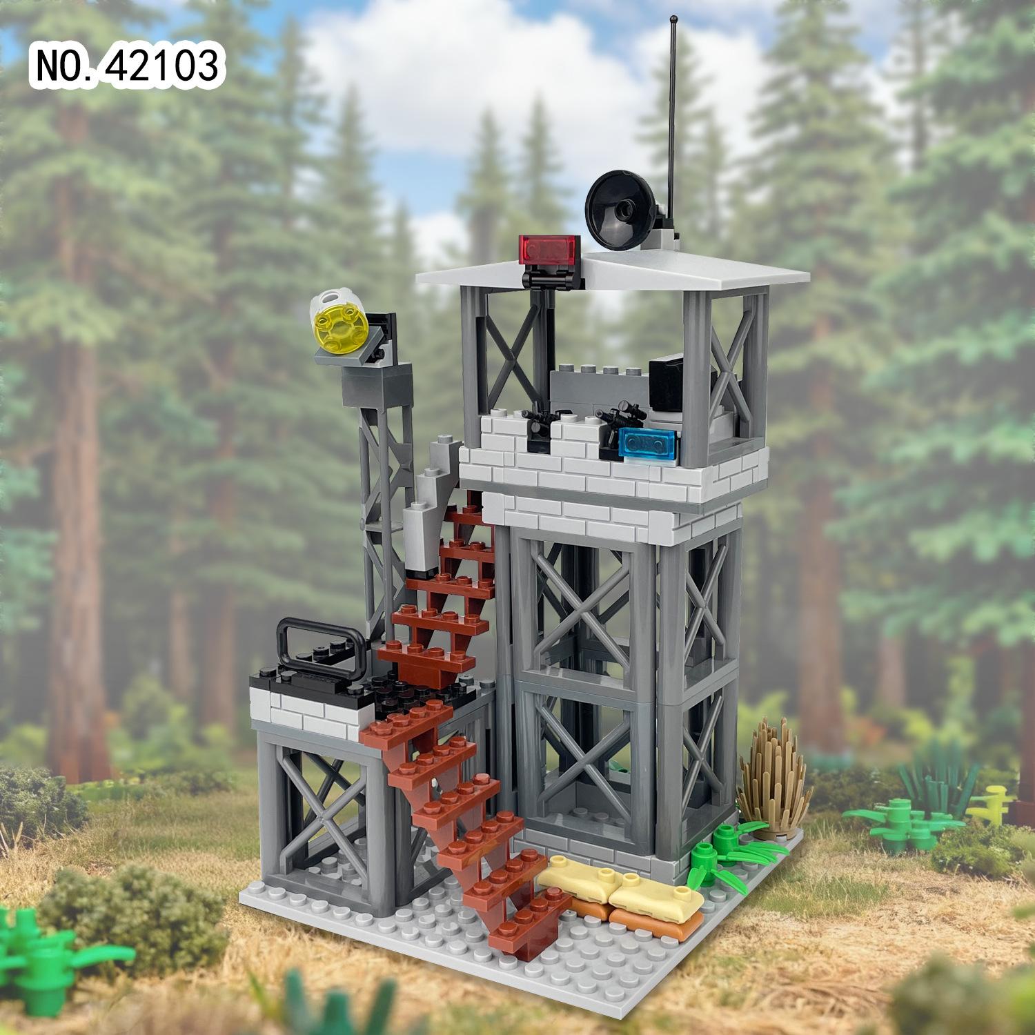 MOC Military Series Forest Watchtower Base Scene Building Block Toys
MOC Military Series Forest Watchtower Base Scene Building Block Toys