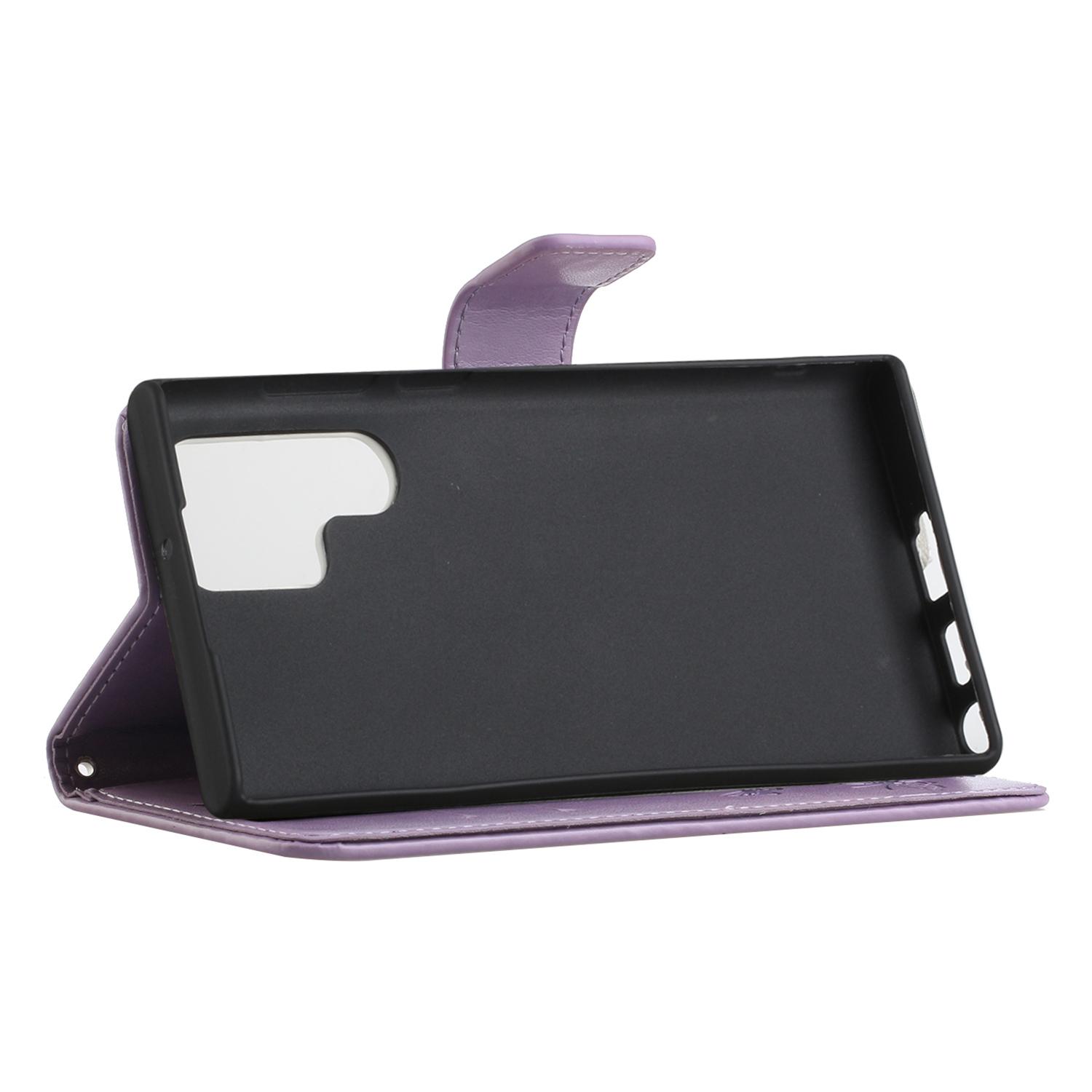 For Samsung Galaxy S24 Ultra Case Imprinted PU Leather Drop Resistant Phone Cover Purple
For Samsung Galaxy S24 Ultra Case Imprinted PU Leather Drop Resistant Phone Cover Purple