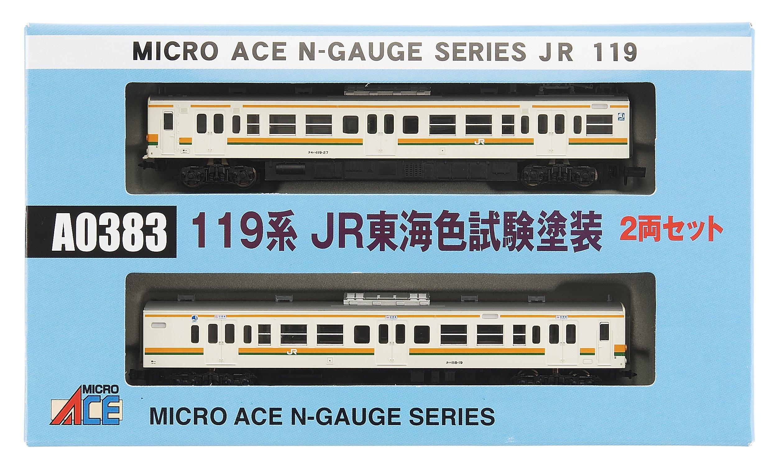 Micro Ace N Gauge 119 Series JR Central Test Livery Set A0383 Model Train 2-Car
Micro Ace N Gauge 119 Series JR Central Test Livery Set A0383 Model Train 2-Car