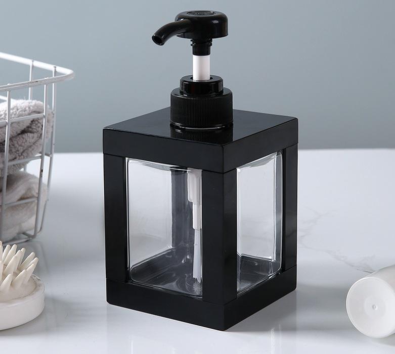 Square Press-Type Bathroom Lotion and Sanitizer Bottle
Square Press-Type Bathroom Lotion and Sanitizer Bottle