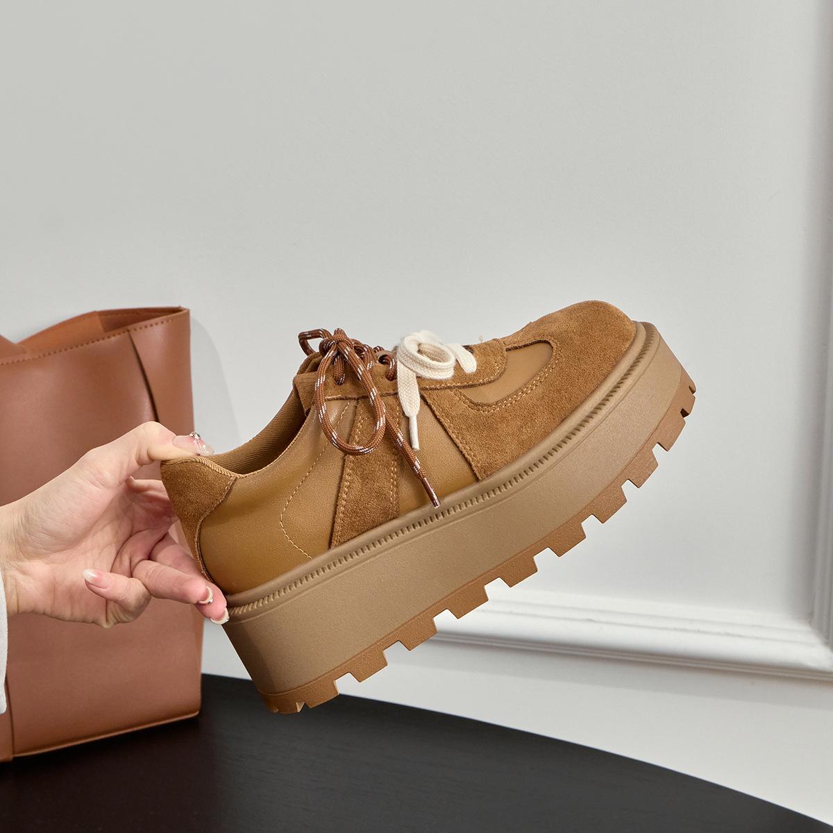 2025 spring new muffin platform German training shoes niche Maillard casual women s shoes versatile short height increasing board shoes 35
2025 spring new muffin platform German training shoes niche Maillard casual women s shoes versatile short height increasing board shoes 35